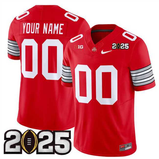 Men's Ohio State Buckeyes Active Player Custom Red 2025 CFP Final Patch F.U.S.E. Vapor Limited Stitched Football Jersey,We sell and wholesale Men's Ohio State Buckeyes Active Player Custom Red 2025 CFP Final Patch F.U.S.E. Vapor Limited Stitched Football Jersey on line form chian!